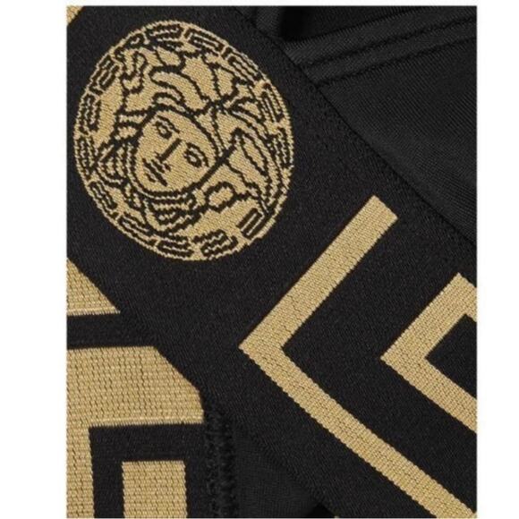 VERSACE Medusa Greca logo triangle bikini top M - Picture 4 of 4